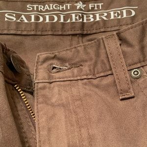 Saddlebread jeans brown straight fit